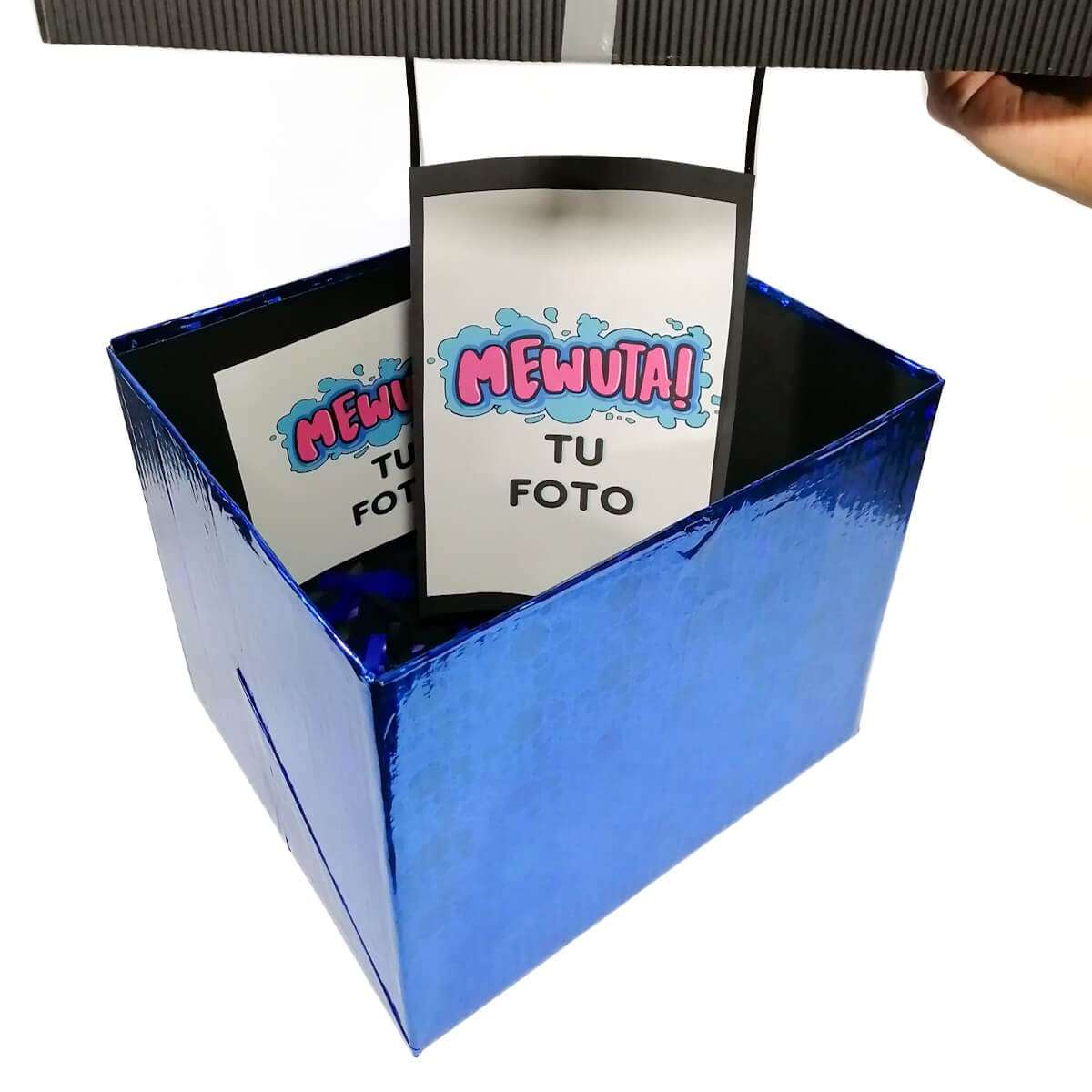 Caja de Regalo Sorpresa con Fotos Personalizable en Color a Elección, Modelo 1 - Imagen 3